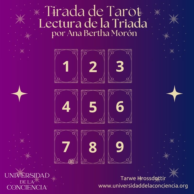 Tirada de Tarot de la Triada Divina Egipcia