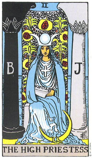 2. La Sacerdotisa significado en el tarot