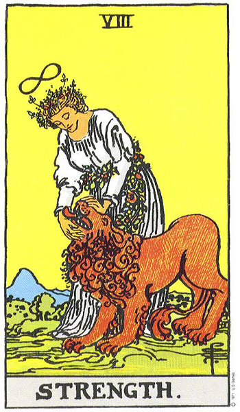 8. La Fuerza Tarot para principiantes