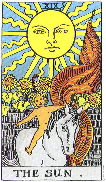 El Sol-Arcano 19 Tarot Rider Waite