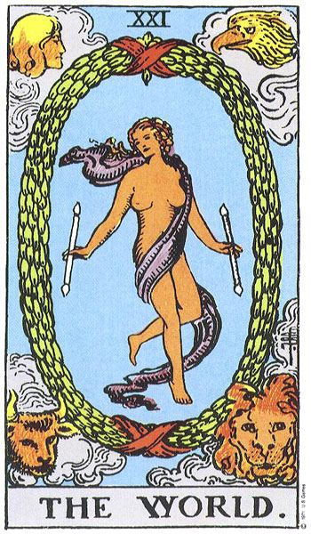 21. El Mundo en el Tarot